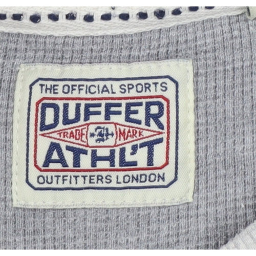 Duffer Men’s Grey L Pullover Crew Neck St George Graphic Sweatshirt