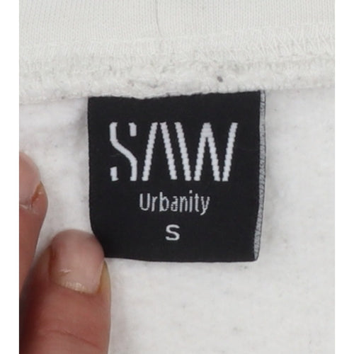 S/W Urbanity Unisex Adults White S Van Gogh Art Pullover Hoodie