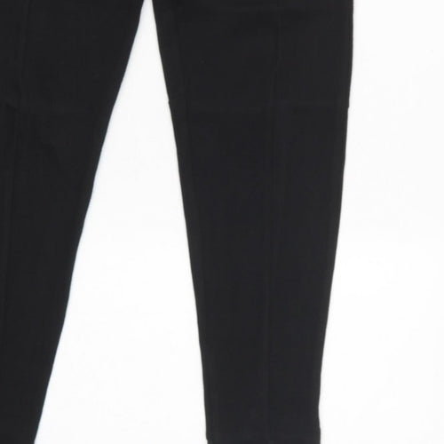 Zara Women’s Black UK 8 Tapered Drawstring Jogger Trousers