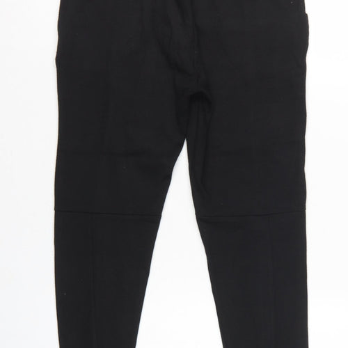 Zara Women’s Black UK 8 Tapered Drawstring Jogger Trousers