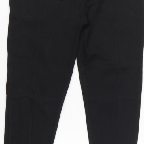 Zara Women’s Black UK 8 Tapered Drawstring Jogger Trousers
