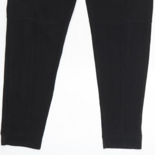 Zara Women’s Black UK 8 Tapered Drawstring Jogger Trousers