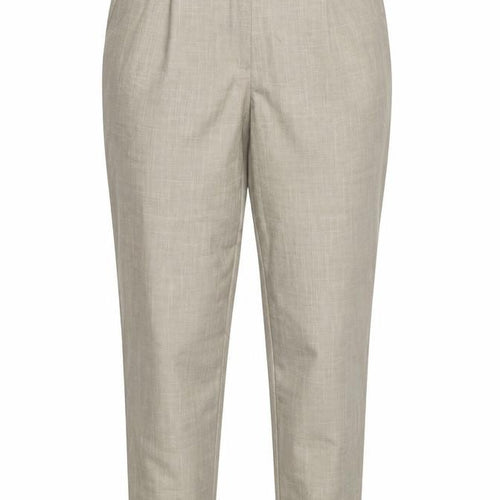 H&M Women’s Beige Tailored Tapered Trousers UK 8 High Rise