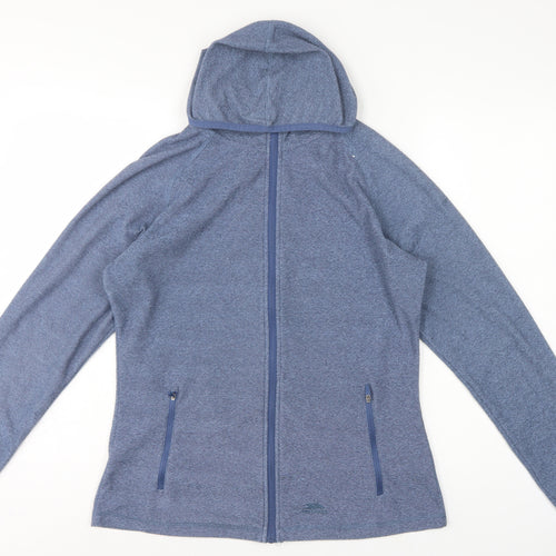 Trespass Women Blue UK 14 Hooded Full Zip Basic Jacket
