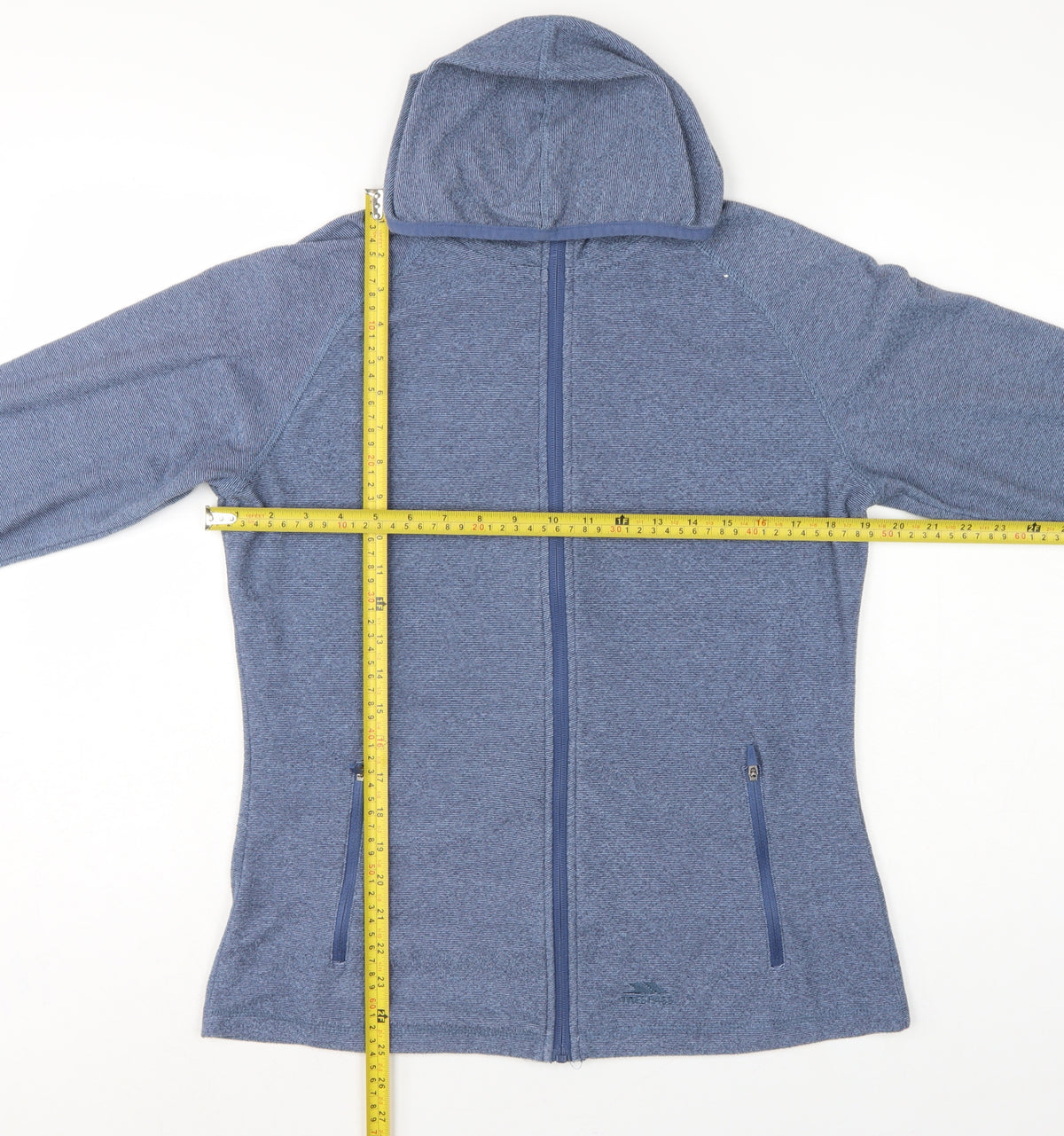 Trespass Women Blue UK 14 Hooded Full Zip Basic Jacket