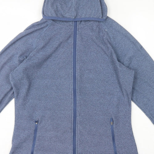 Trespass Women Blue UK 14 Hooded Full Zip Basic Jacket