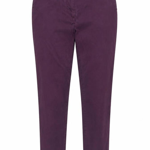 Marks and Spencer Women’s Purple UK 10 Short Tapered Chino Trousers
