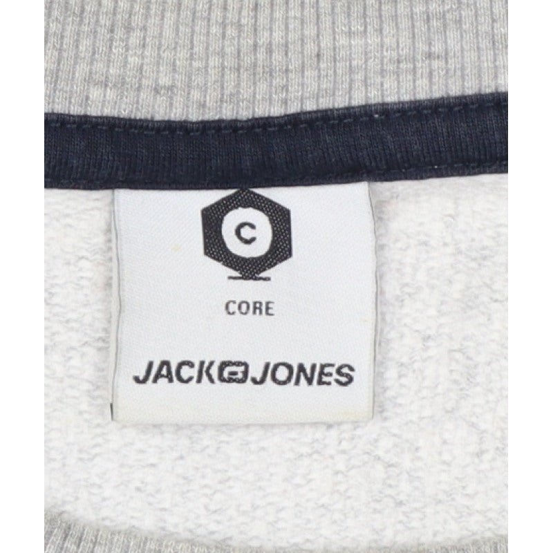 Additional view of Jack & Jones Men’s Grey 2XL Crew Neck Logo Pullover Sweatshirt