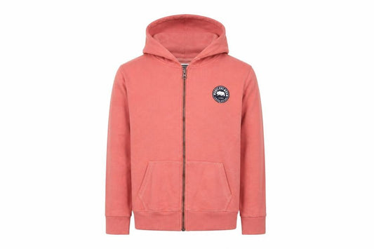 SoulCal & Co Boys Pink 11-12 Years Full Zip Hooded Hoodie Logo