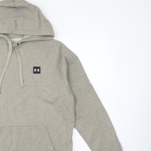 Under Armour Men’s Grey M Loose Fit Pullover Logo Hoodie