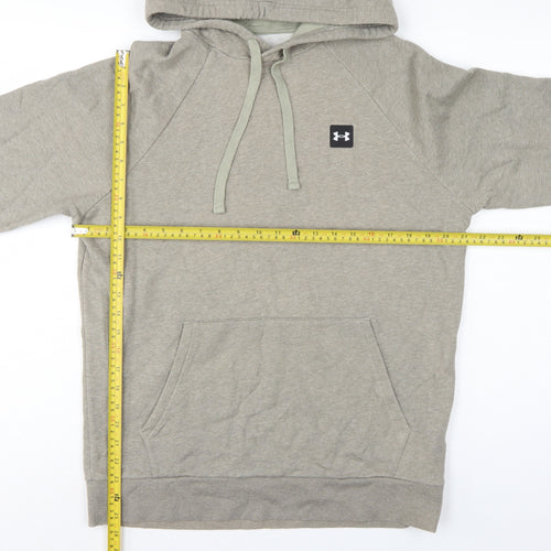 Under Armour Men’s Grey M Loose Fit Pullover Logo Hoodie