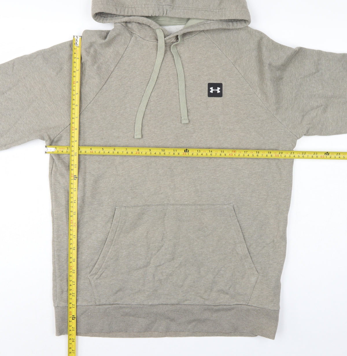 Under Armour Men’s Grey M Loose Fit Pullover Logo Hoodie