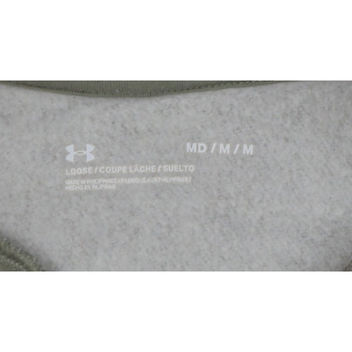 Under Armour Men’s Grey M Loose Fit Pullover Logo Hoodie