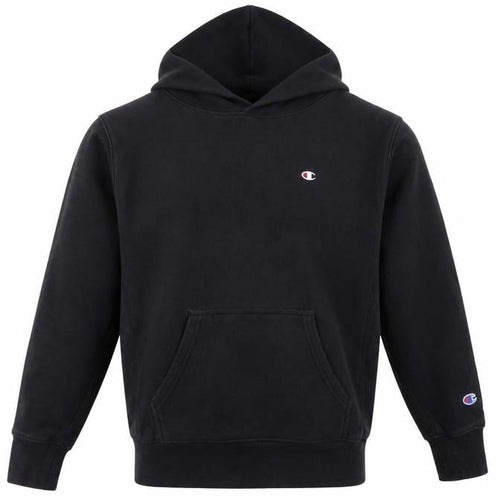 Champion Men’s Black M Reverse Weave Pullover Hoodie Logo Heavyweight