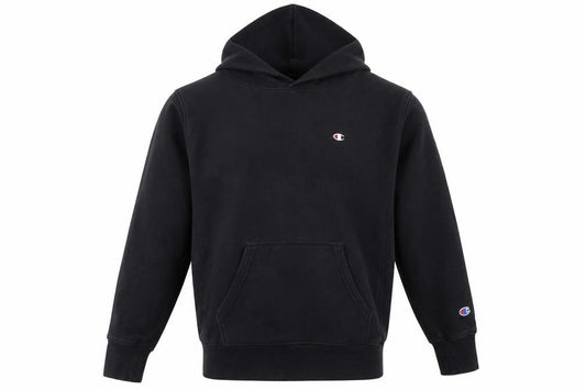 Champion Men’s Black M Reverse Weave Pullover Hoodie Logo Heavyweight