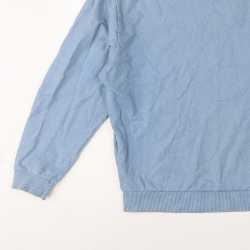 ASOS Design Men’s Blue M Relaxed Crew Neck Fleece Pullover Sweatshirt