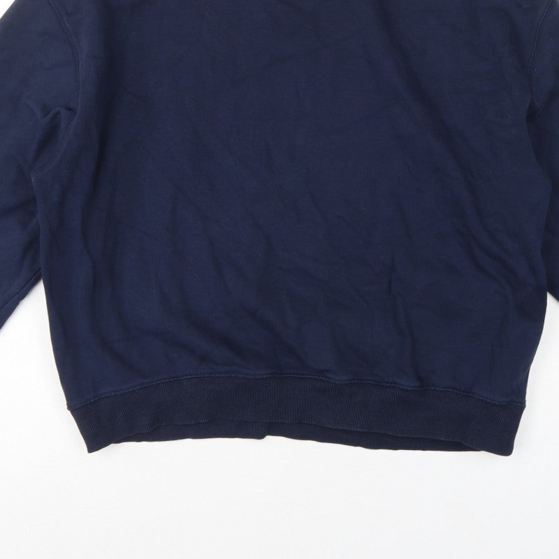 Additional view of Weekday Women’s Navy Blue M Pullover Crew Neck Raglan Sweatshirt