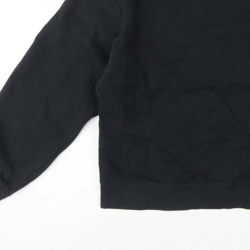 Additional view of Jordan Women’s Black S Loose Fit Logo Crewneck Pullover Sweatshirt