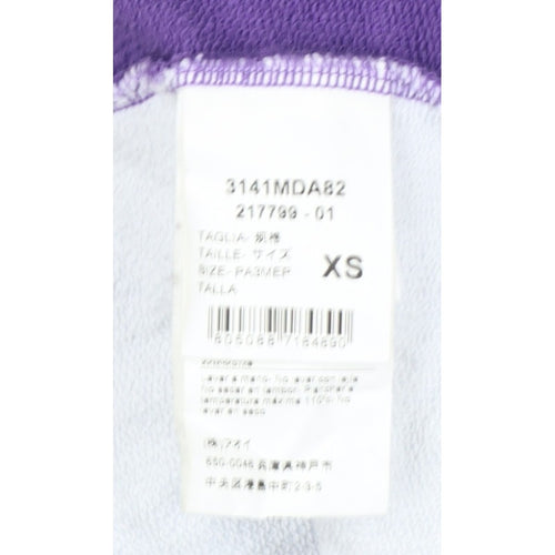 MSGM Women’s Multicoloured XS Colourblock Logo Raglan Sweatshirt