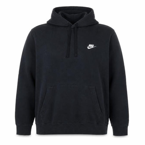 Nike Women’s Black XL Pullover Hoodie Logo Cotton Blend Kangaroo Pocket
