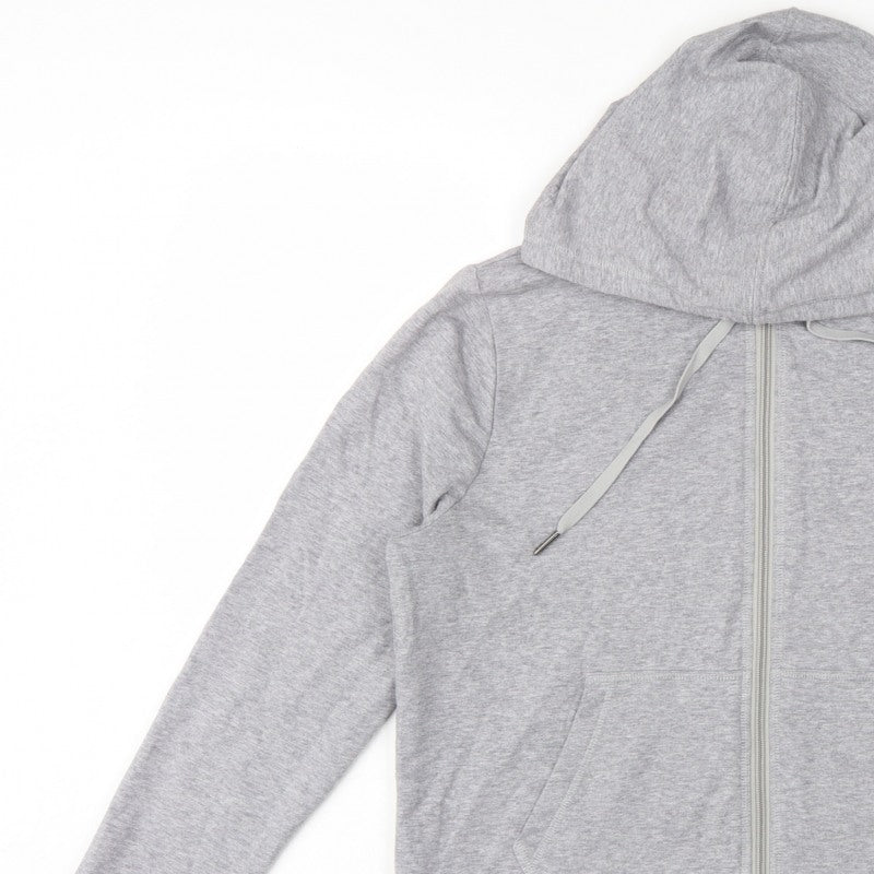 M&S Women’s Grey UK 12 Full Zip Hooded Fleece Hoodie