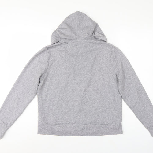 M&S Women’s Grey UK 12 Full Zip Hooded Fleece Hoodie