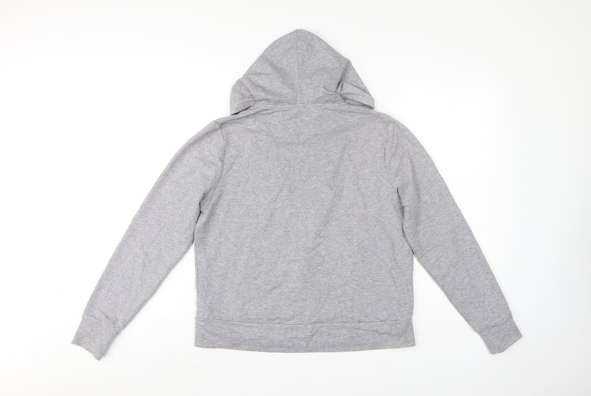 M&S Women’s Grey UK 12 Full Zip Hooded Fleece Hoodie