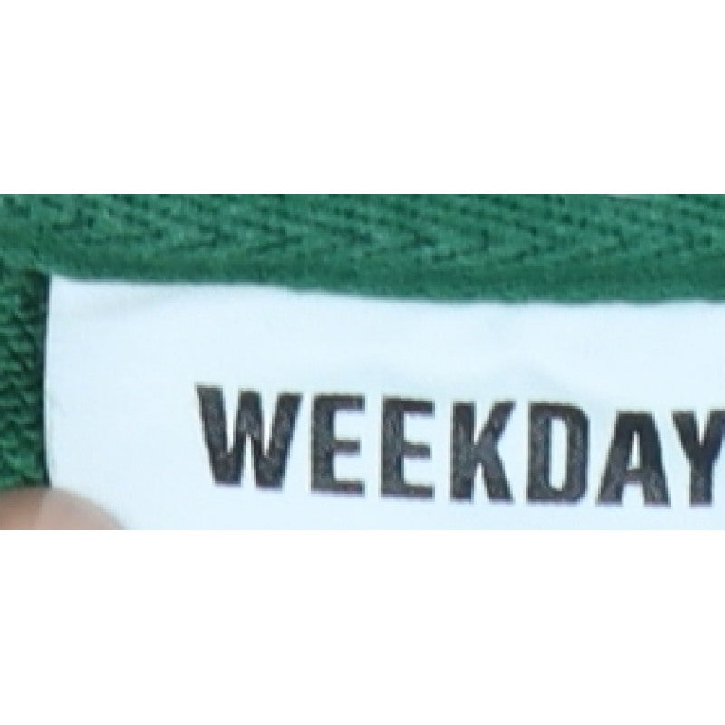 Additional view of Weekday Women Green S Cropped Pullover Crew Neck Sweatshirt