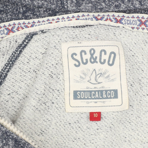 SoulCal & Co Women’s Grey UK 10 Full Zip Hooded Fleece Hoodie