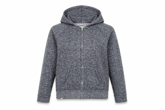 Front view of SoulCal & Co Women’s Grey UK 10 Full Zip Hooded Fleece Hoodie