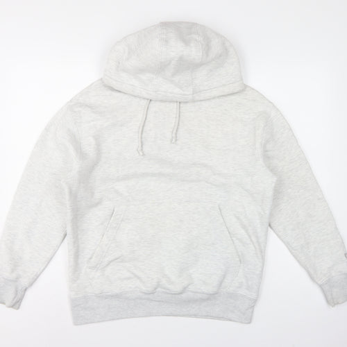 Pull&Bear Men’s Grey Size S Pullover Hooded Fleece Hoodie