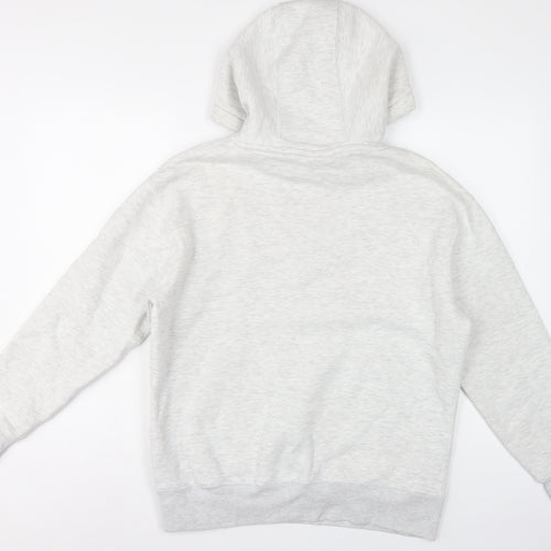 Pull&Bear Men’s Grey Size S Pullover Hooded Fleece Hoodie