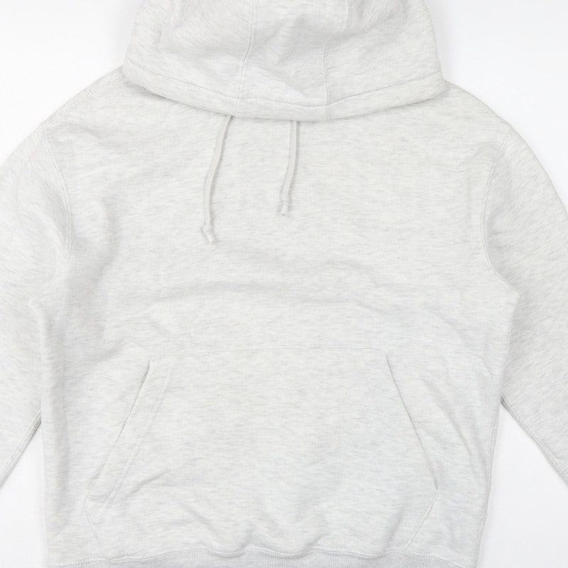 Pull&Bear Men’s Grey Size S Pullover Hooded Fleece Hoodie