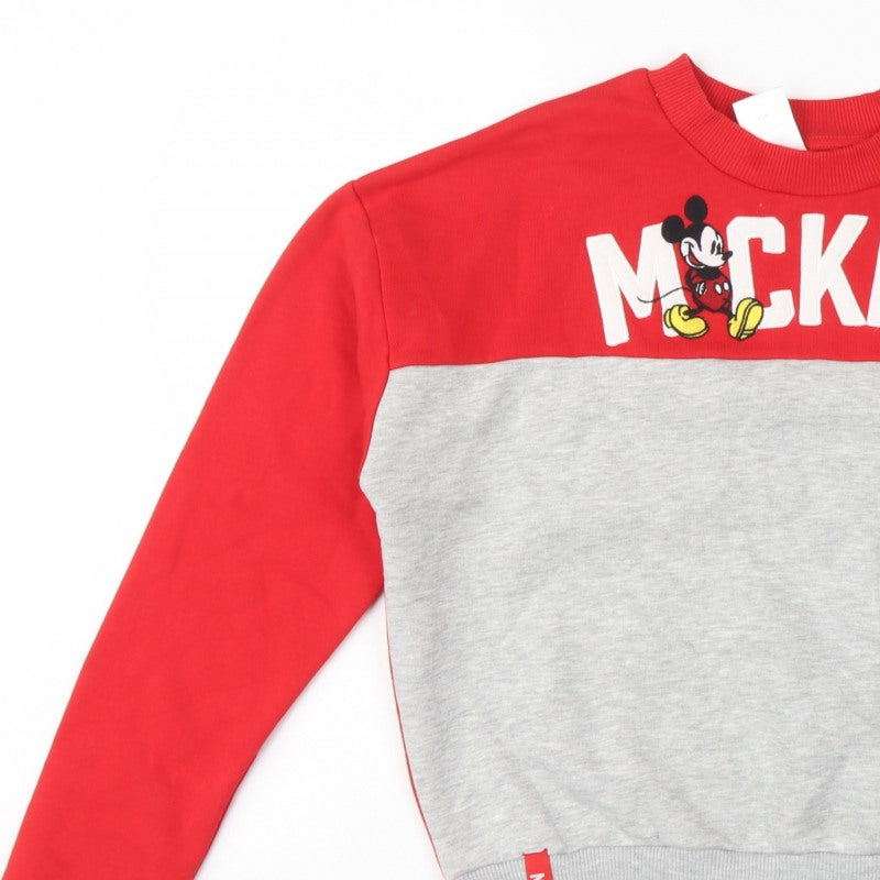 Additional view of Disney Women’s Multicolour S Mickey München Graphic Pullover Sweatshirt