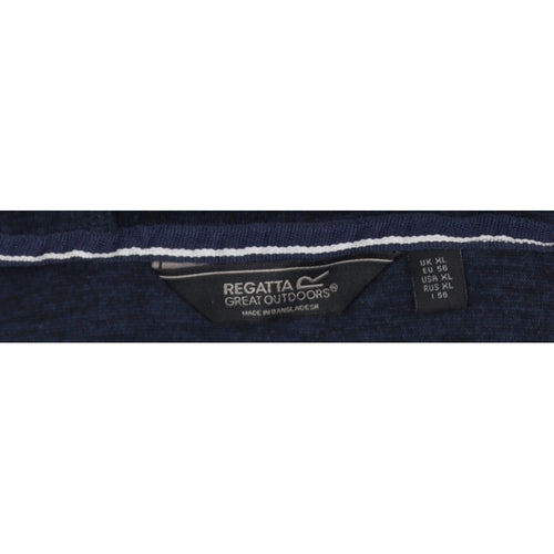Regatta Men’s Navy XL Hooded Full Zip Fleece Jacket Outdoor