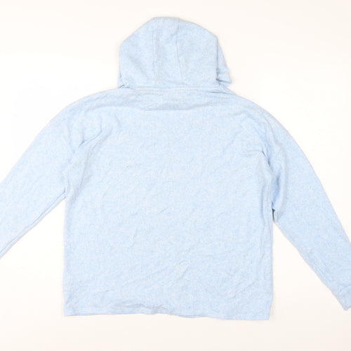 Marks & Spencer Girls Blue Hoodie 13-14 Years Pullover Long Sleeve