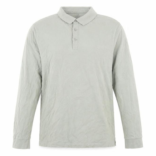 Marks and Spencer Men Green 3XL Regular Fit Long Sleeve Polo Shirt