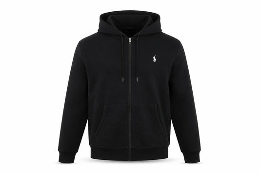 Polo Ralph Lauren Men’s Black Small Full Zip Hoodie Embroidered Logo