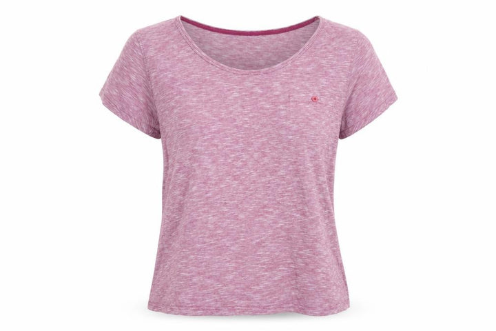 Mountain Warehouse Women Pink UK 14 V-Neck Raglan Pocket T-Shirt