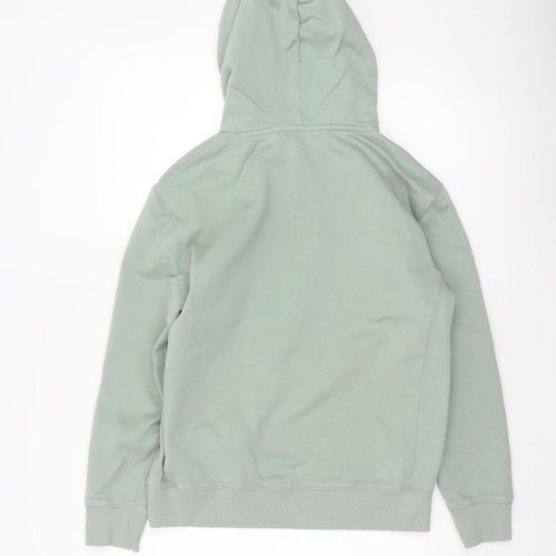 Lee Unisex Adults Green M Regular Fit Logo Pullover Hoodie