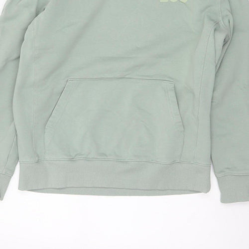 Lee Unisex Adults Green M Regular Fit Logo Pullover Hoodie