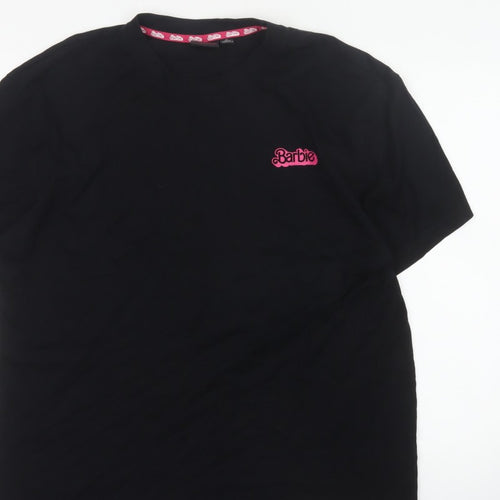Barbie The Movie Unisex Adults Black XL Graphic Logo T-Shirt 2023