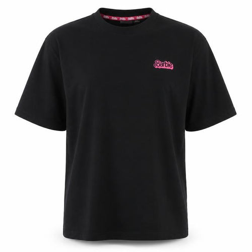 Barbie The Movie Unisex Adults Black XL Graphic Logo T-Shirt 2023