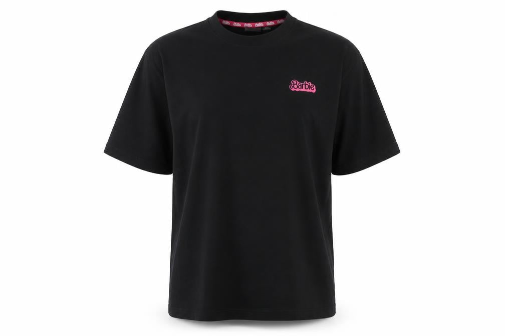 Barbie The Movie Unisex Adults Black XL Graphic Logo T-Shirt 2023
