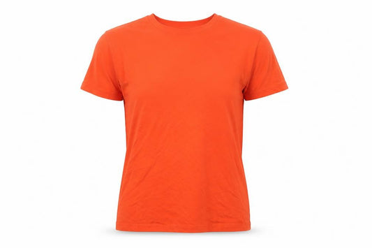 ASOS DESIGN Women Orange UK 10 Basic Crew Neck Short Sleeve T-Shirt