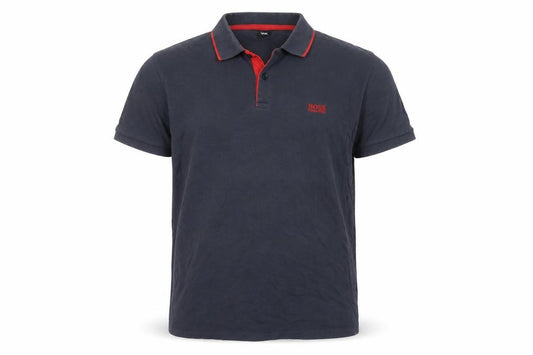 Hugo Boss Men’s Blue XL Regular Fit Short Sleeve Logo Polo Shirt
