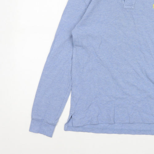 Polo Ralph Lauren Boys Blue 14-15 Years Long Sleeve Cotton Polo Shirt