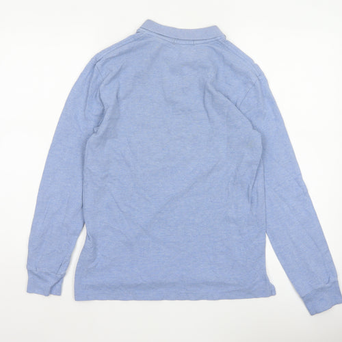 Polo Ralph Lauren Boys Blue 14-15 Years Long Sleeve Cotton Polo Shirt