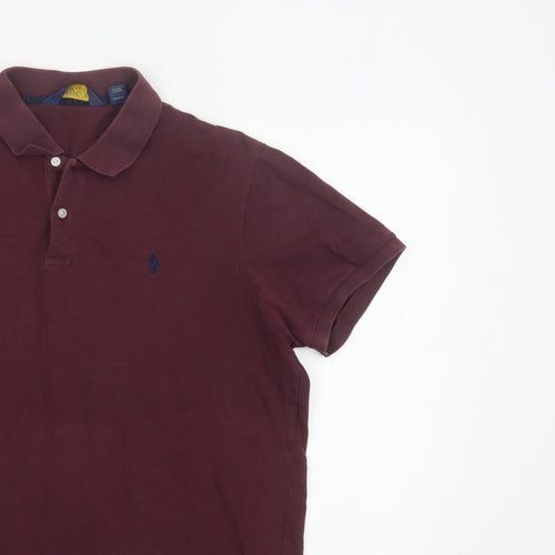 Polo Golf Ralph Lauren Men's Red XL Cotton Stretch Short Sleeve Polo