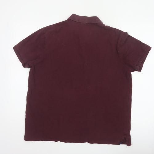 Polo Golf Ralph Lauren Men's Red XL Cotton Stretch Short Sleeve Polo